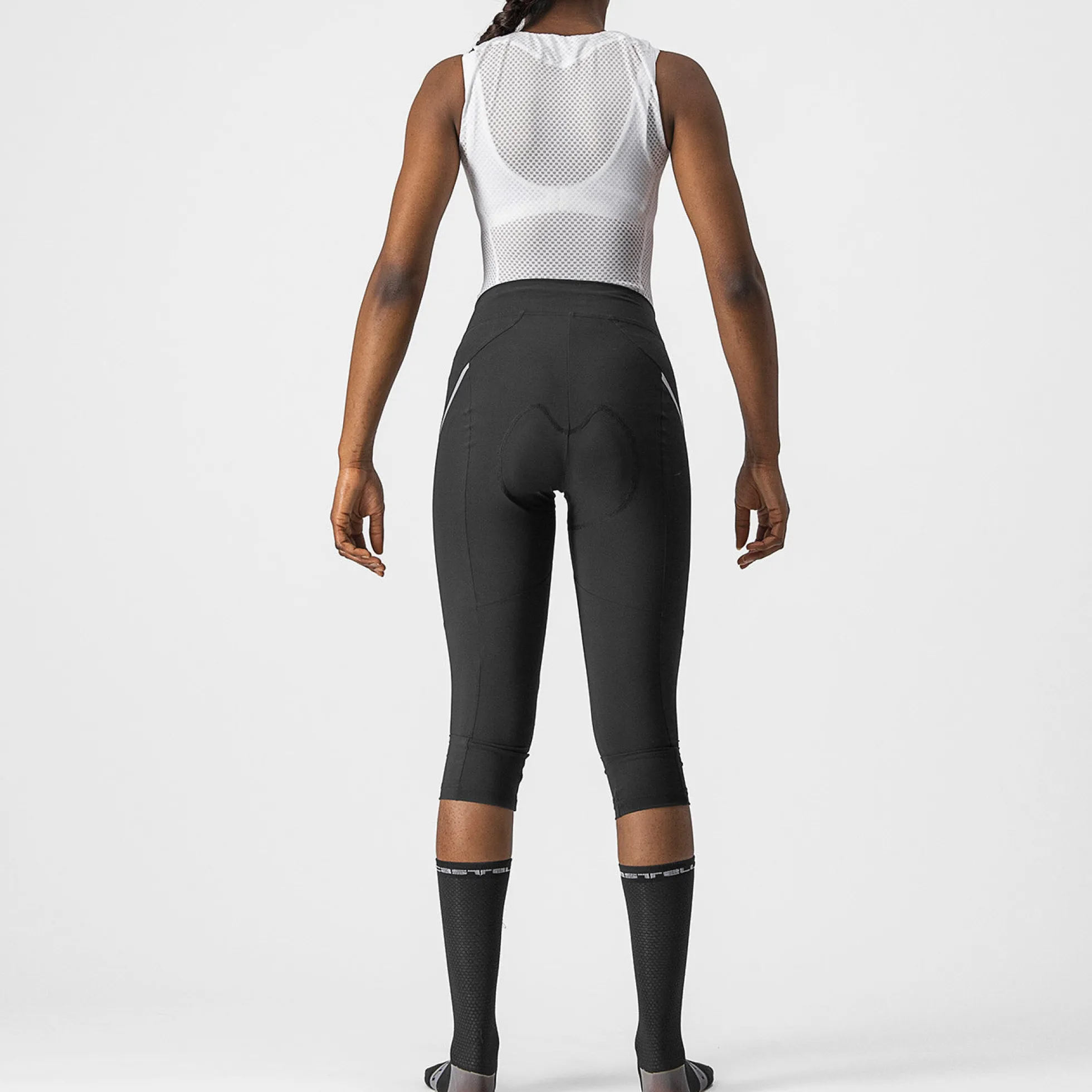 Bermuda donna Castelli Velocissima 3 - Nero grigio