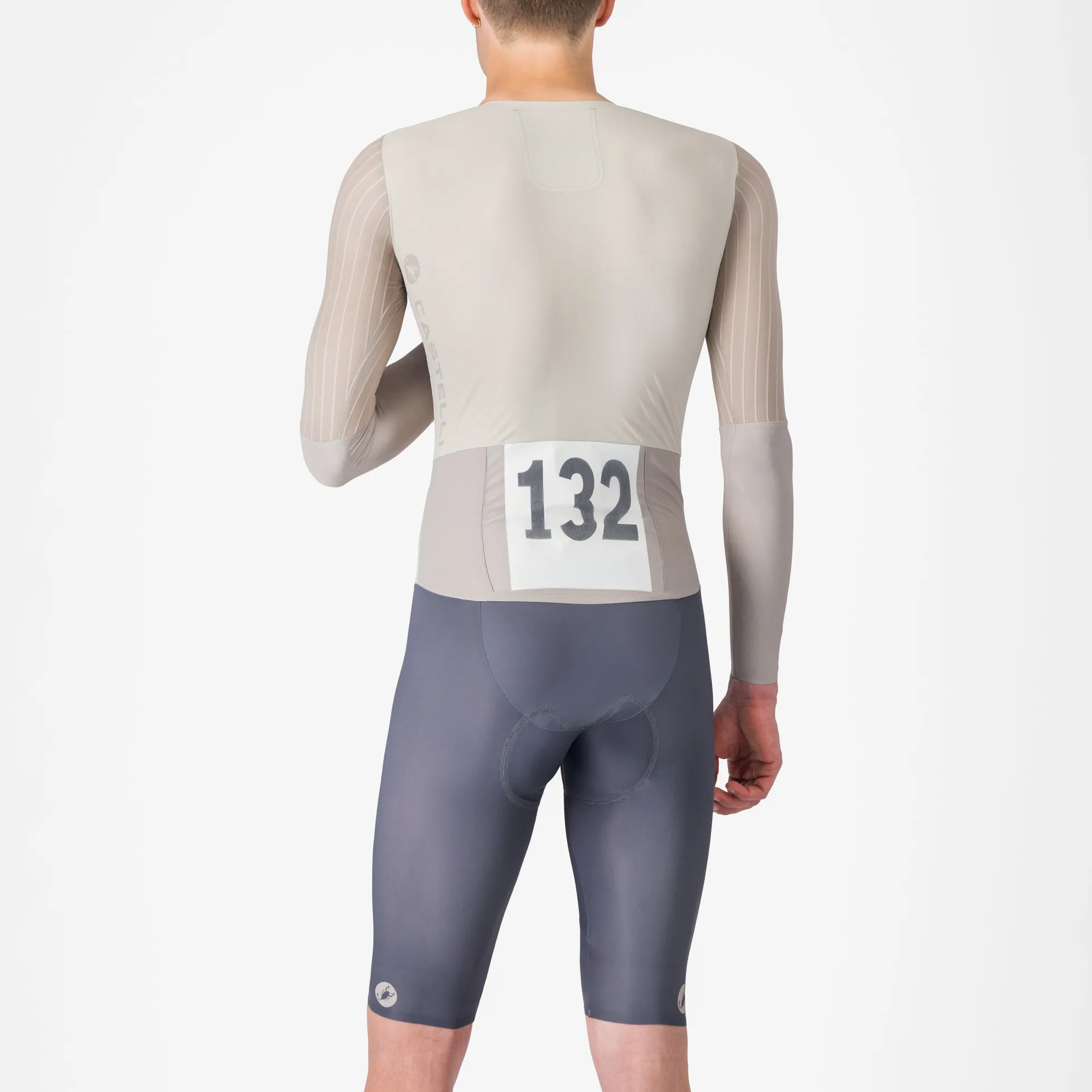 Body Castelli Body Paint 5 TT Speedsuit - Grigio chiaro