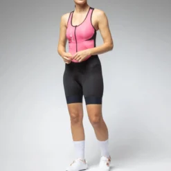 Body donna senza maniche Ale Pragma Color Block - Rosa scuro