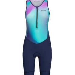 Body donna senza maniche Orca Athlex Race Suit V2 - Blu