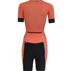 Body maniche corte donna Lago Stardust - Corallo