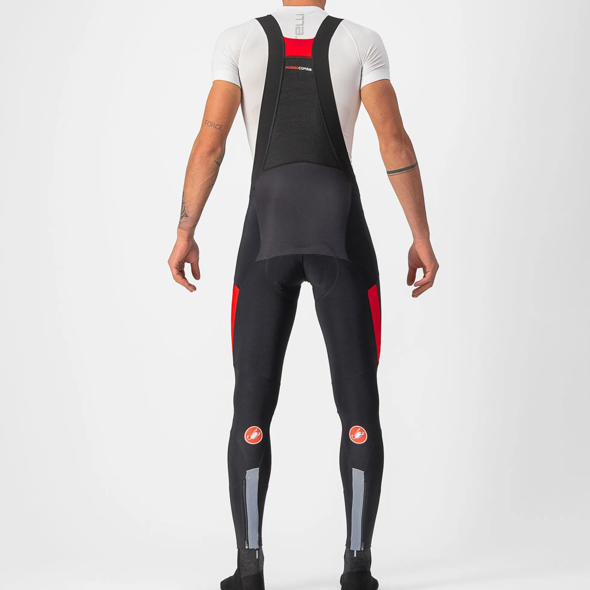 Calzamaglia Castelli Sorpasso RoS - Nero rosso