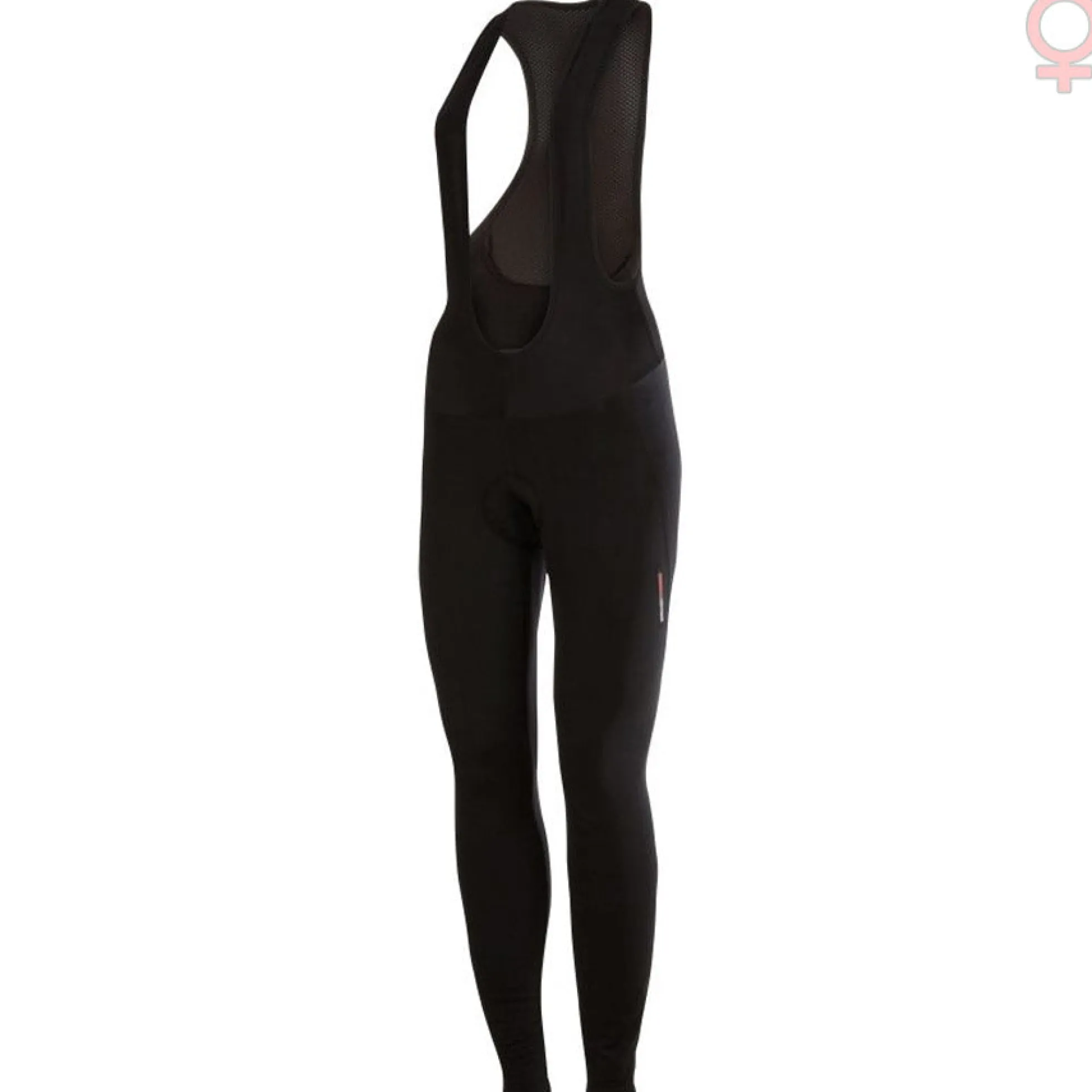 Calzamaglia con bretelle Donna Castelli Meno Wind - Nero