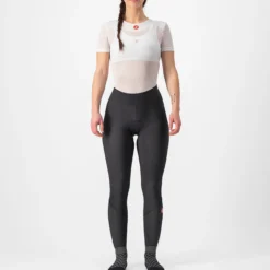 Calzamaglia senza bretelle donna Castelli Velocissima DT - Nero reflex