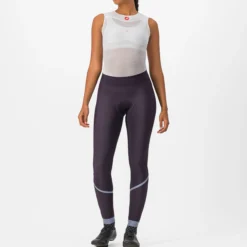 Calzamaglia senza bretelle donna Castelli Velocissima DT - Viola