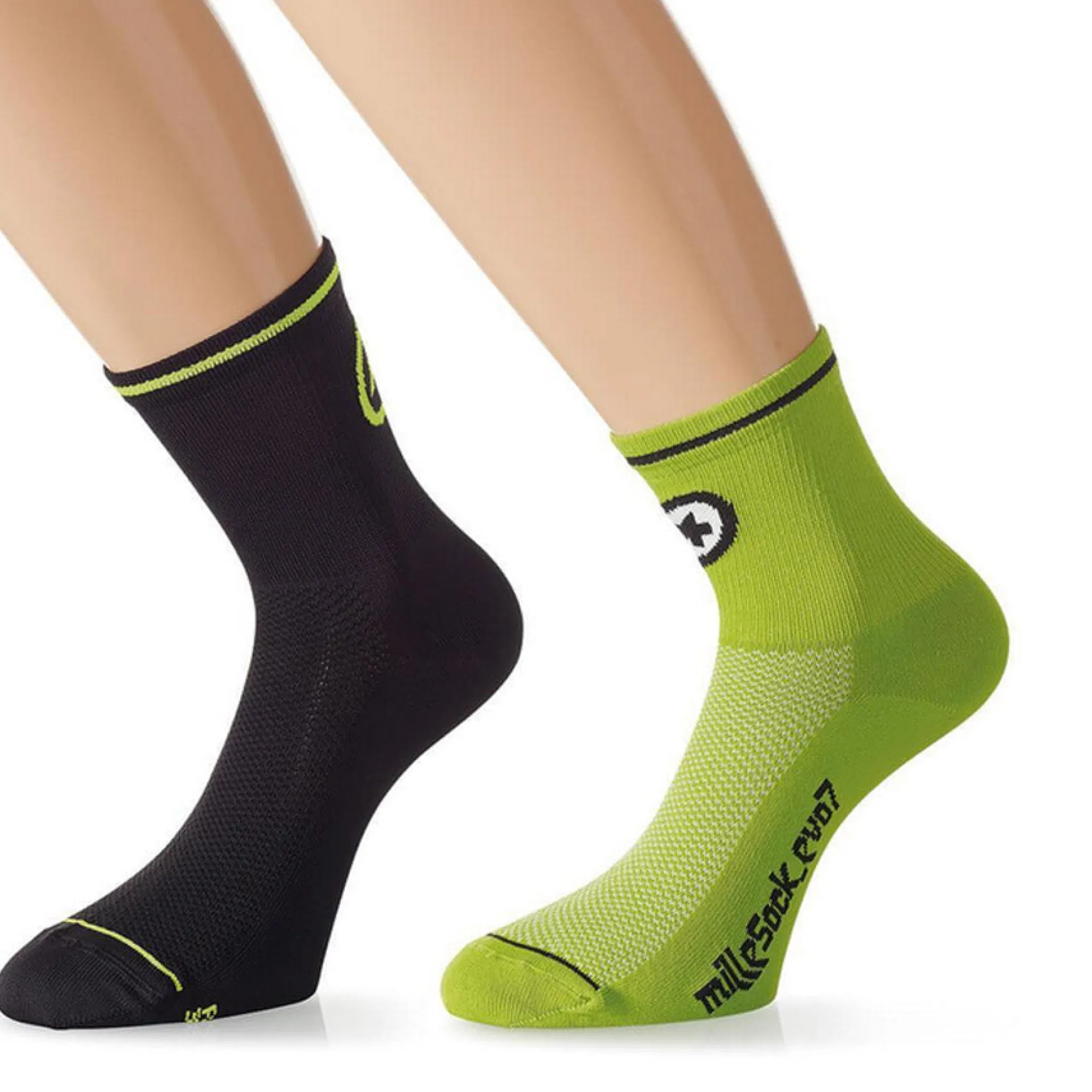Calze Assos MilleSock_evo7 - Verde