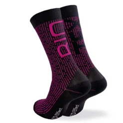 Calze Biotex 3D Fresh - Nero fucsia