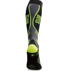 Calze Biotex Race Thermolite - Nero Giallo Fluo