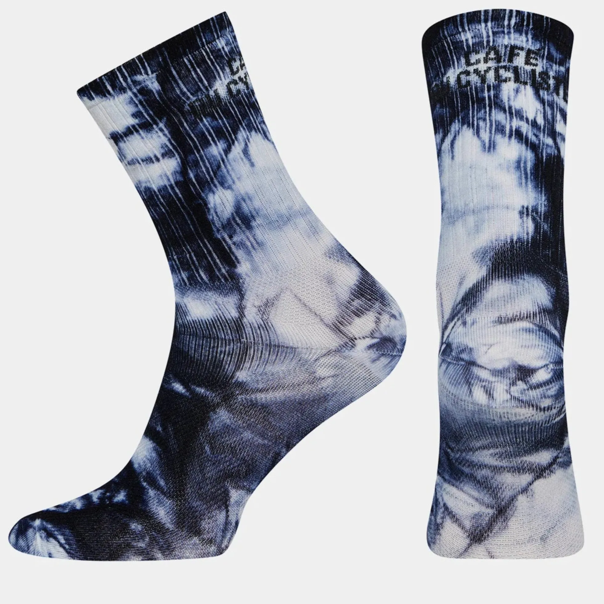 Calze Cafe du Cycliste Tie Dye - Blu