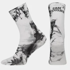 Calze Cafe du Cycliste Tie Dye - Bianco
