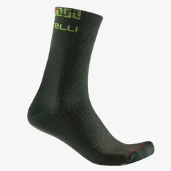 Calze Castelli Bandito Merino 18 - Verde