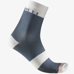 Calze donna Castelli Velocissima 12 - Blu bianco