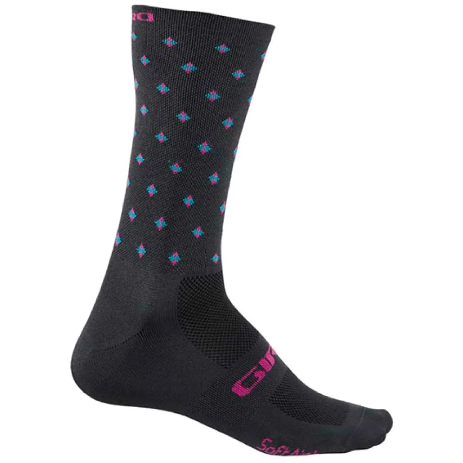 Calze Giro Comp Racer High Rise - Verde scuro