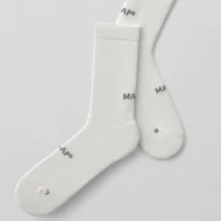 Calze Maap Essentials Print - Bianco
