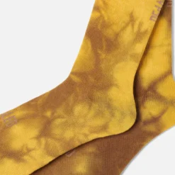 Calze Pedaled Element Tie Dye - Giallo