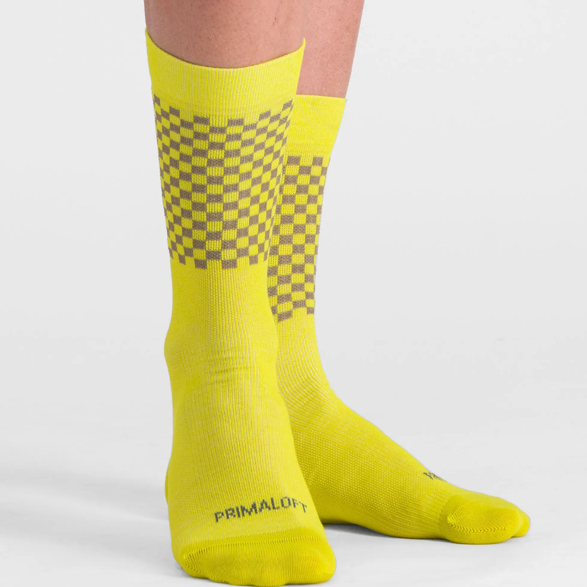 Calze Sportful Checkmate Primaloft - Giallo