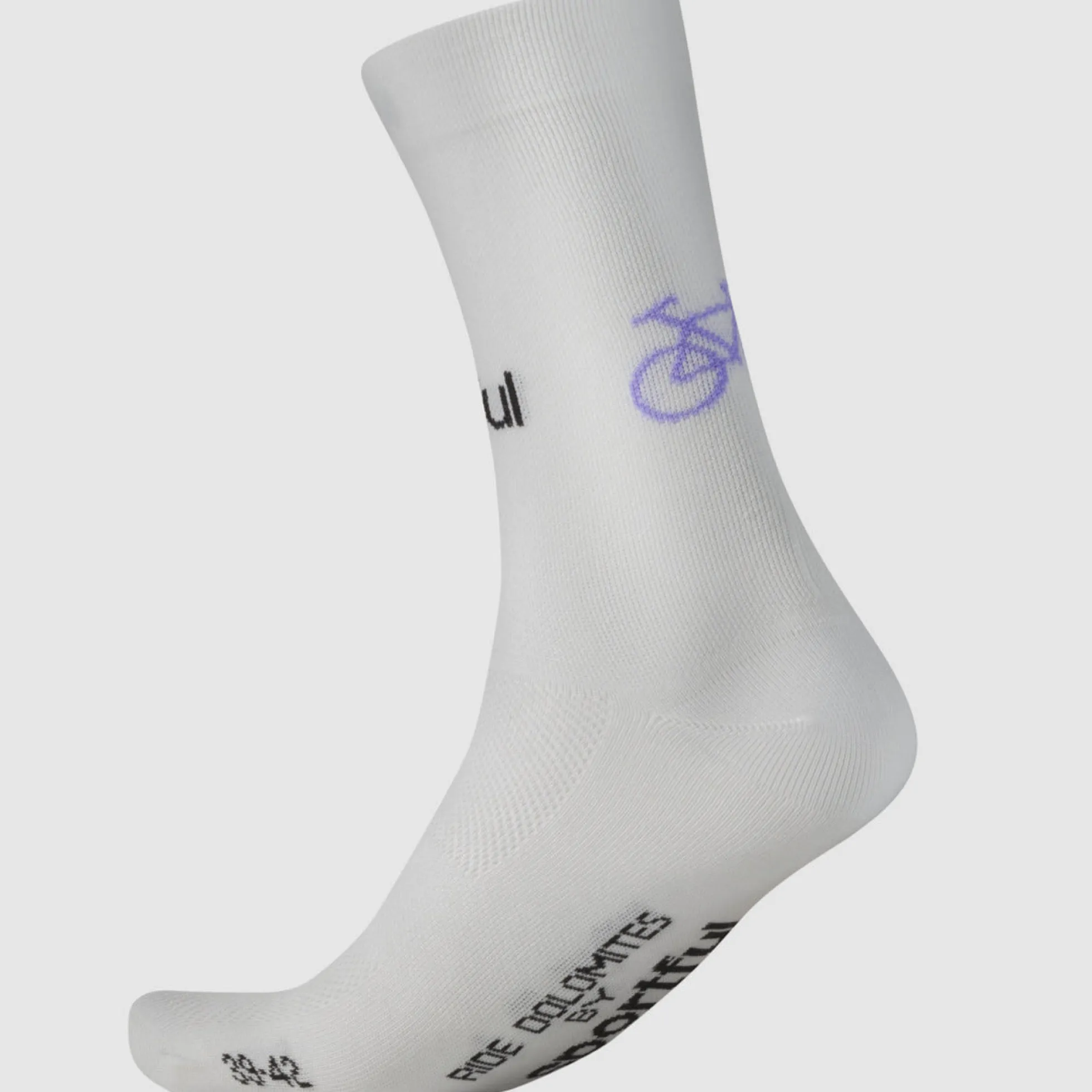 Calze Sportful Ride Dolomites The Bikes - Bianco