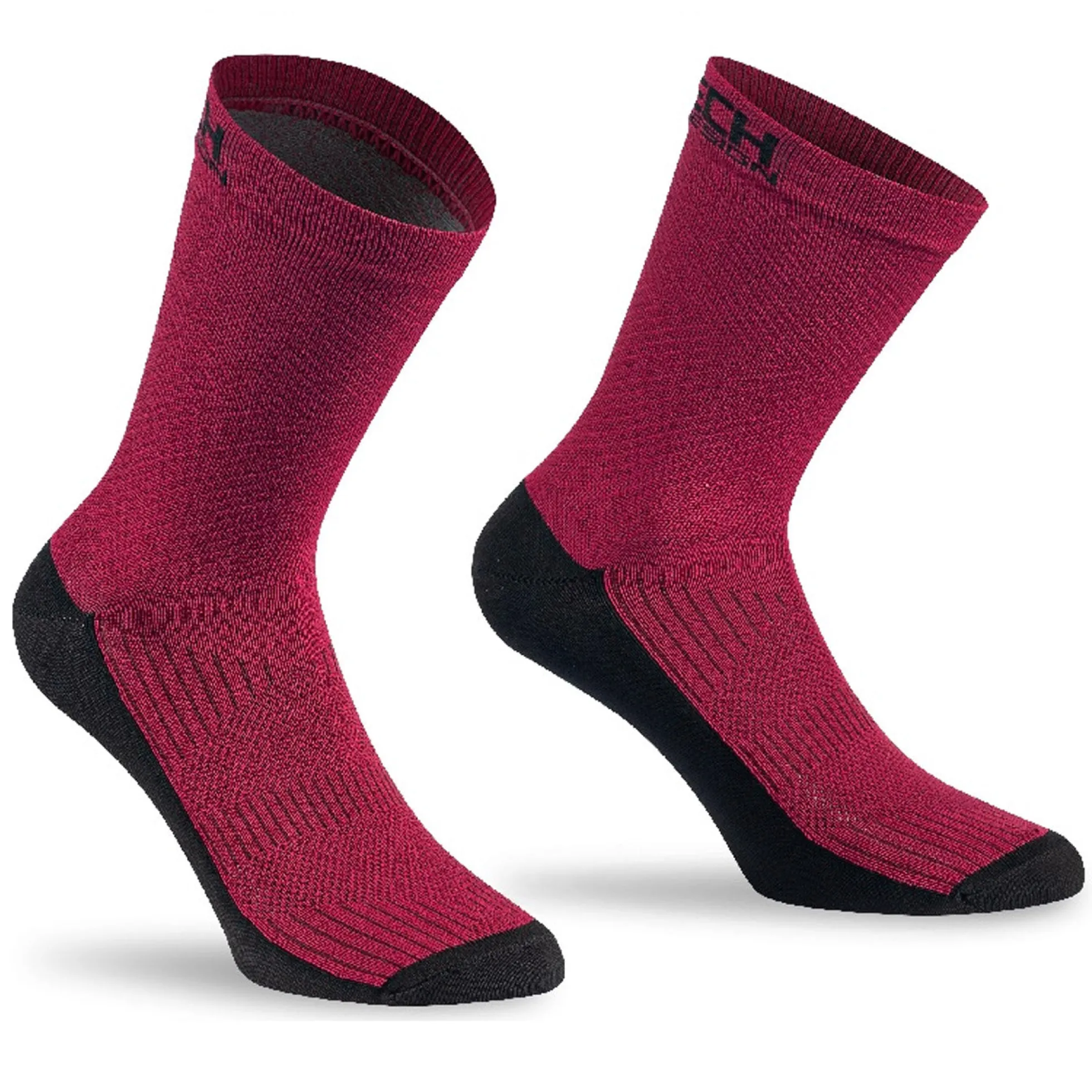 Calze Xtech Sport Professional Carbon - Bordeaux