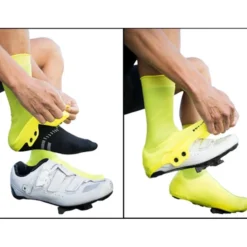 Copriscarpe VeloToze Tall Road Snap - Giallo