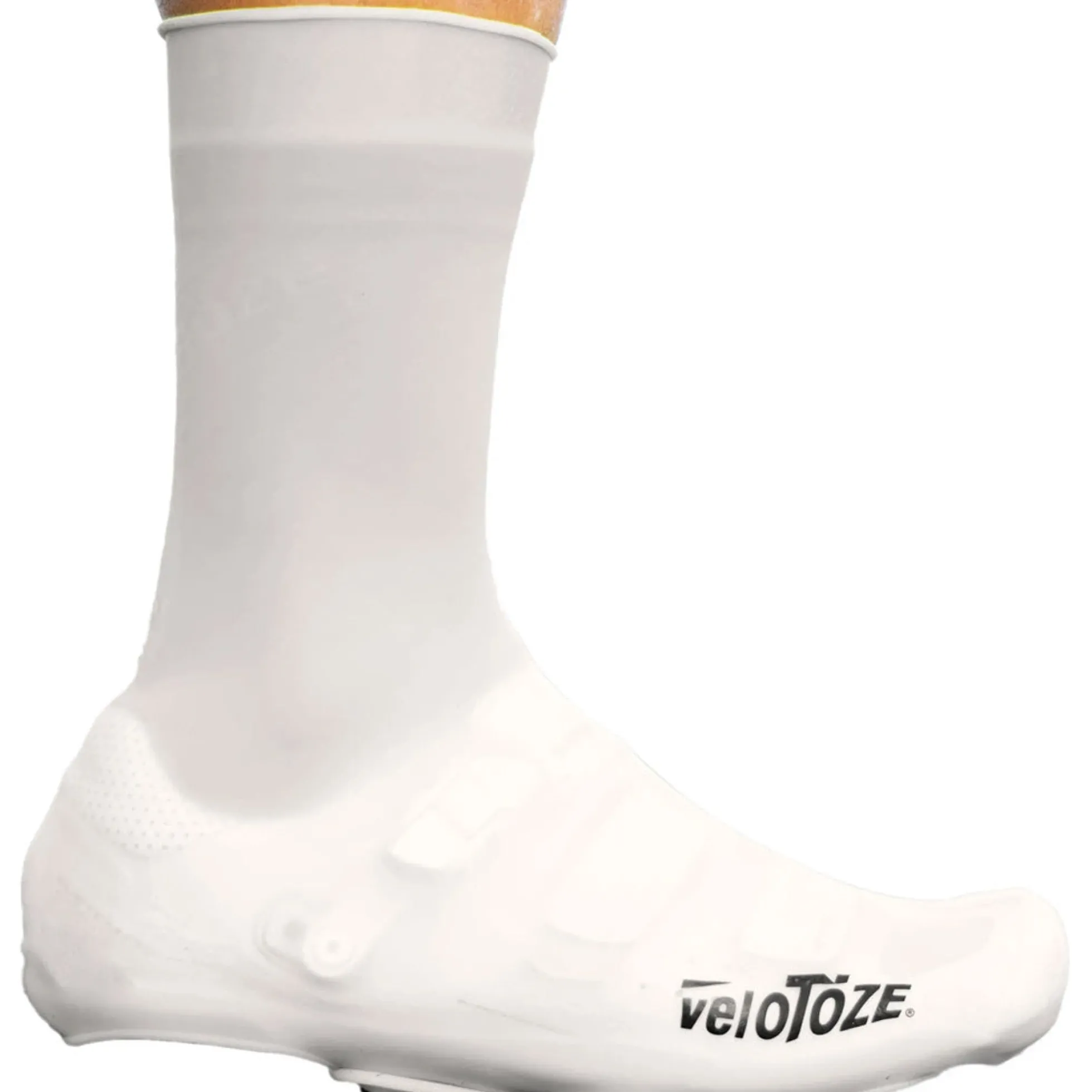 Copriscarpe VeloToze Tall Road Snap - Bianco