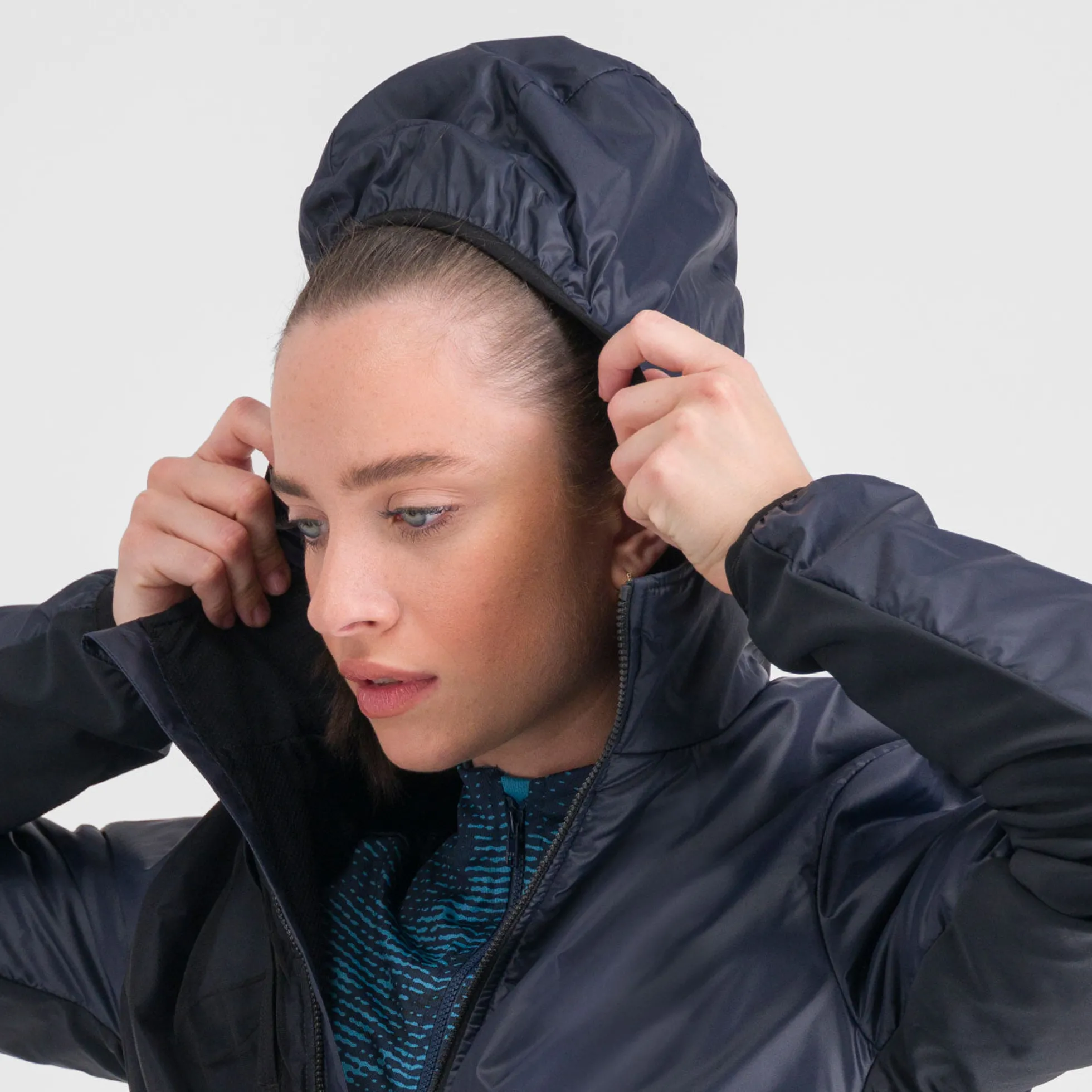 Giacca donna Sportful Supergiara Puffy - Blu