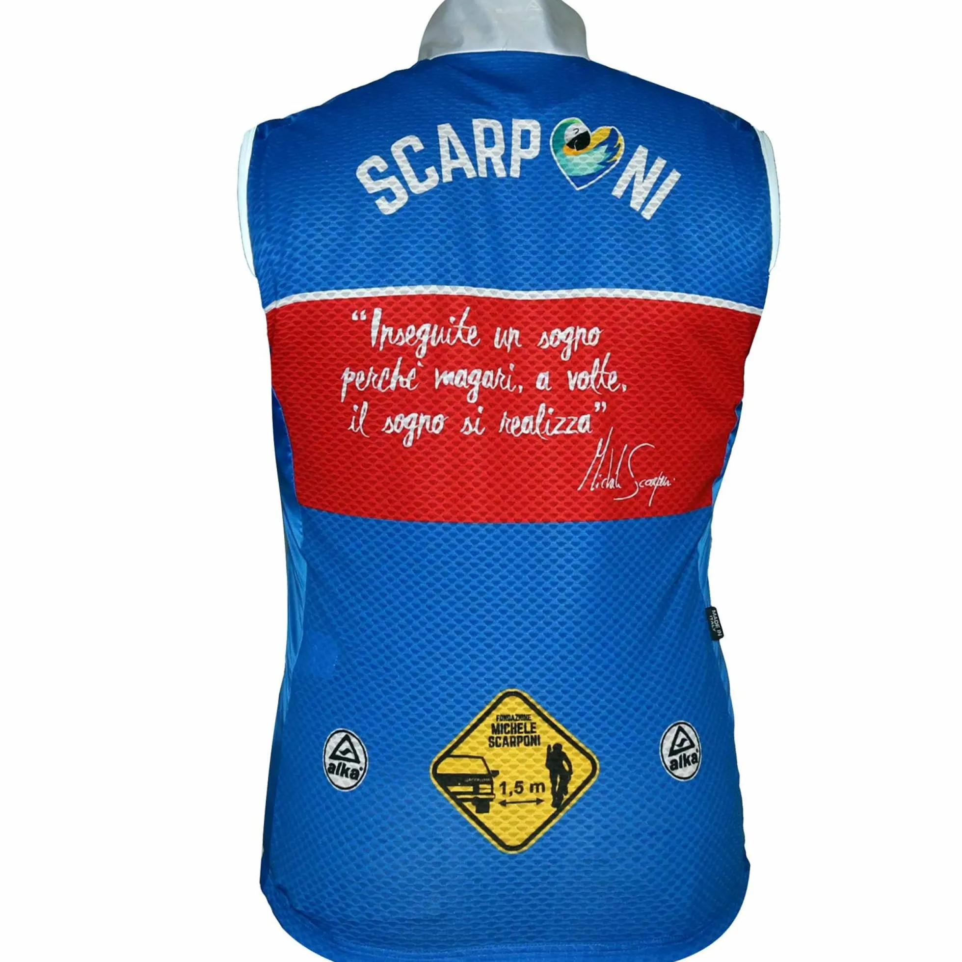 Gilet Alka Michele Scarponi - Blu