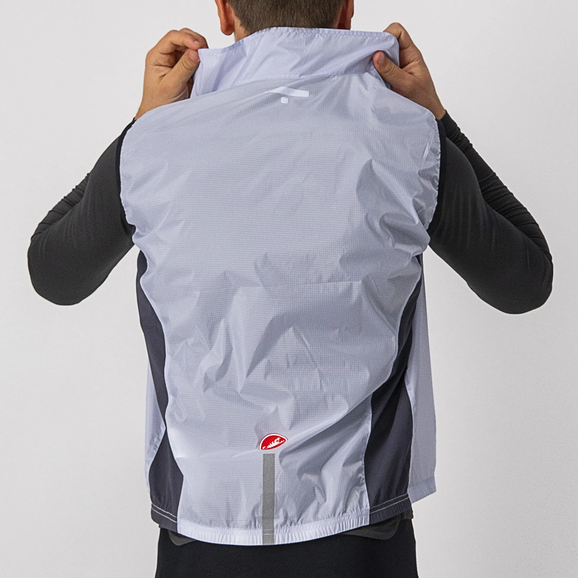 Gilet Castelli Squadra Stretch - Grigio