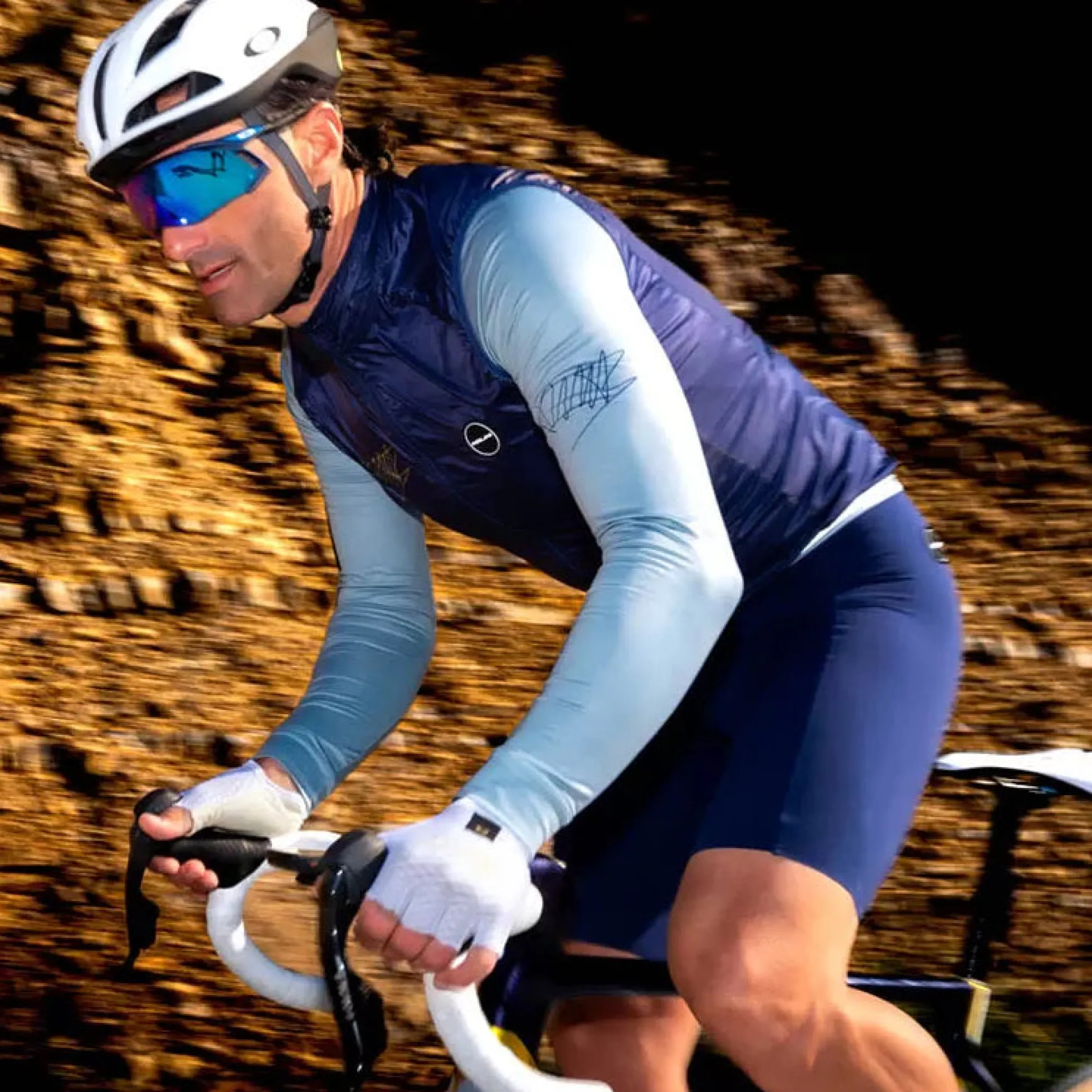 Gilet Nalini Benna80 Ride - Blu