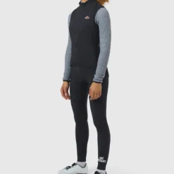 Gilet donna Cafe du Cycliste Edith - Nero