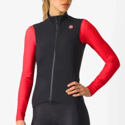 Gilet donna Castelli Espresso - Nero