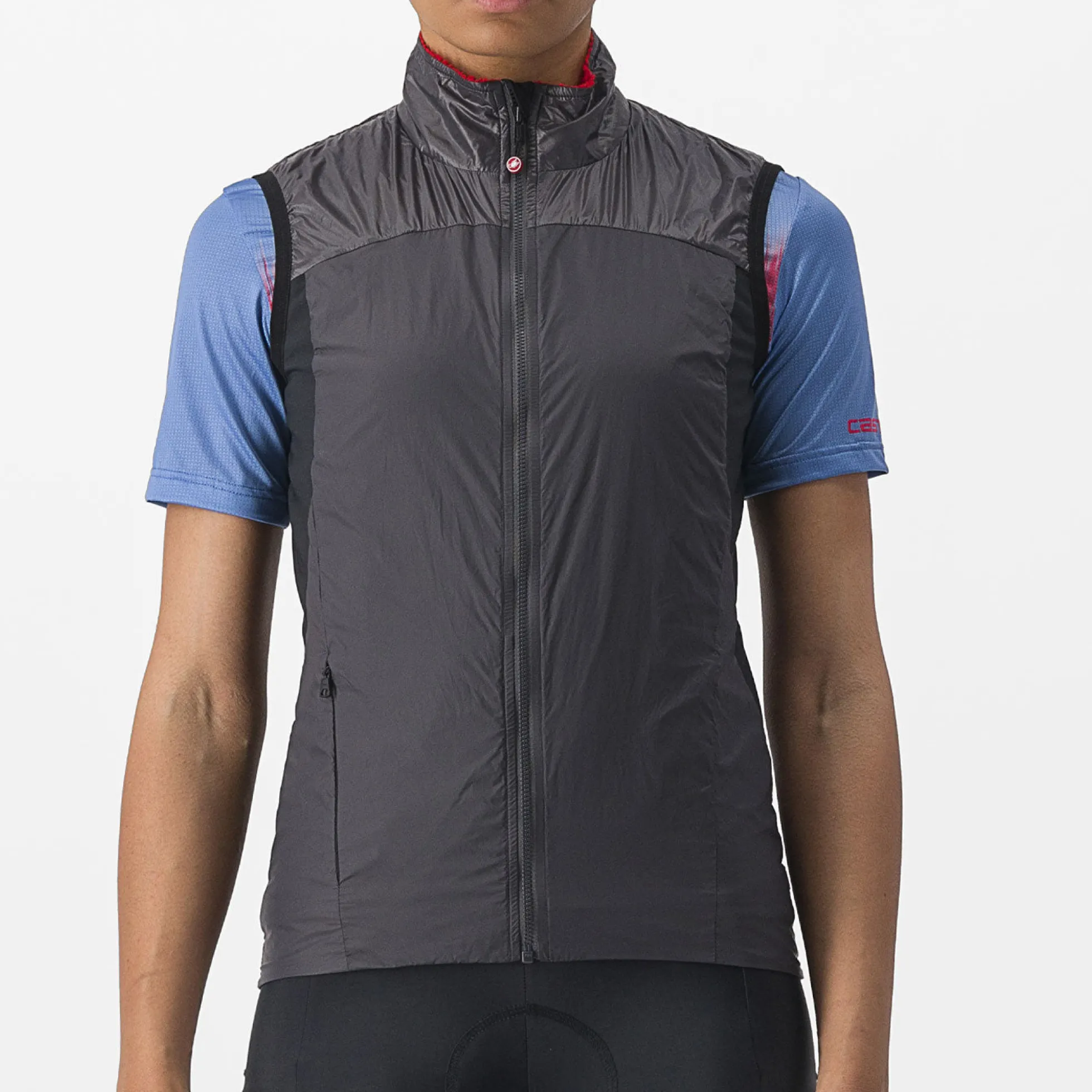 Gilet donna Castelli Unlimited Puffy - Grigio scuro