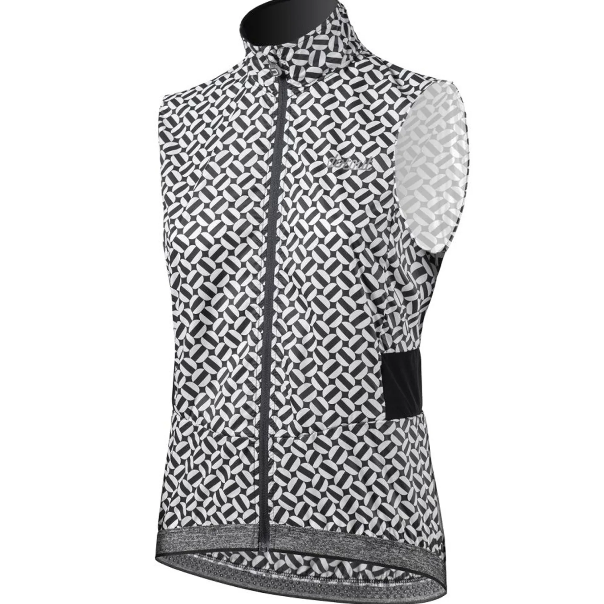 Gilet donna Dotout Tempo - Bianco nero