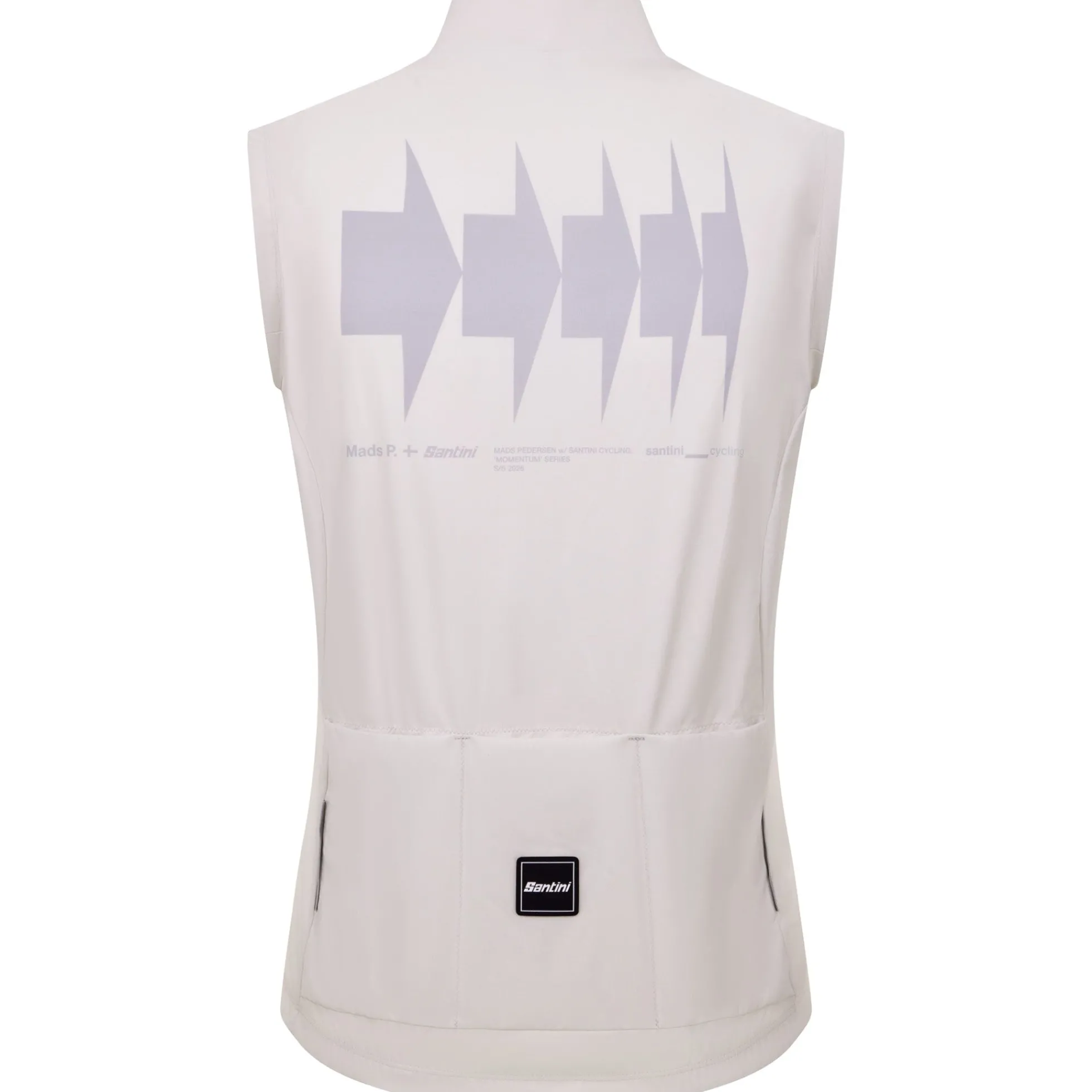 Gilet Santini Mads Pedersen Momentum Series - Grigio