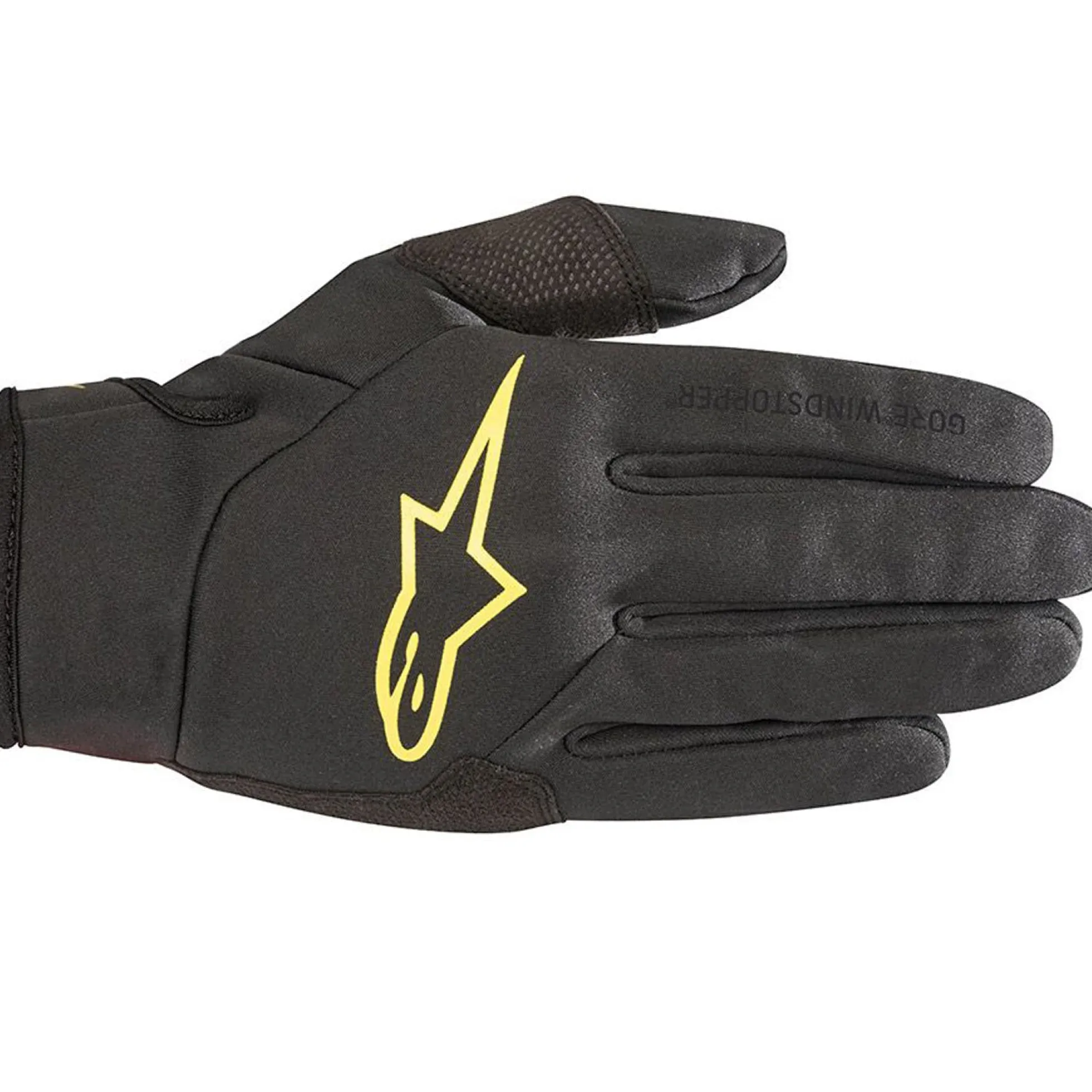 Guanti Alpinestars Cascade Gore Windstopper - Nero giallo