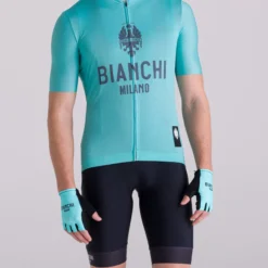 Guanti Bianchi Milano Classic - Celeste