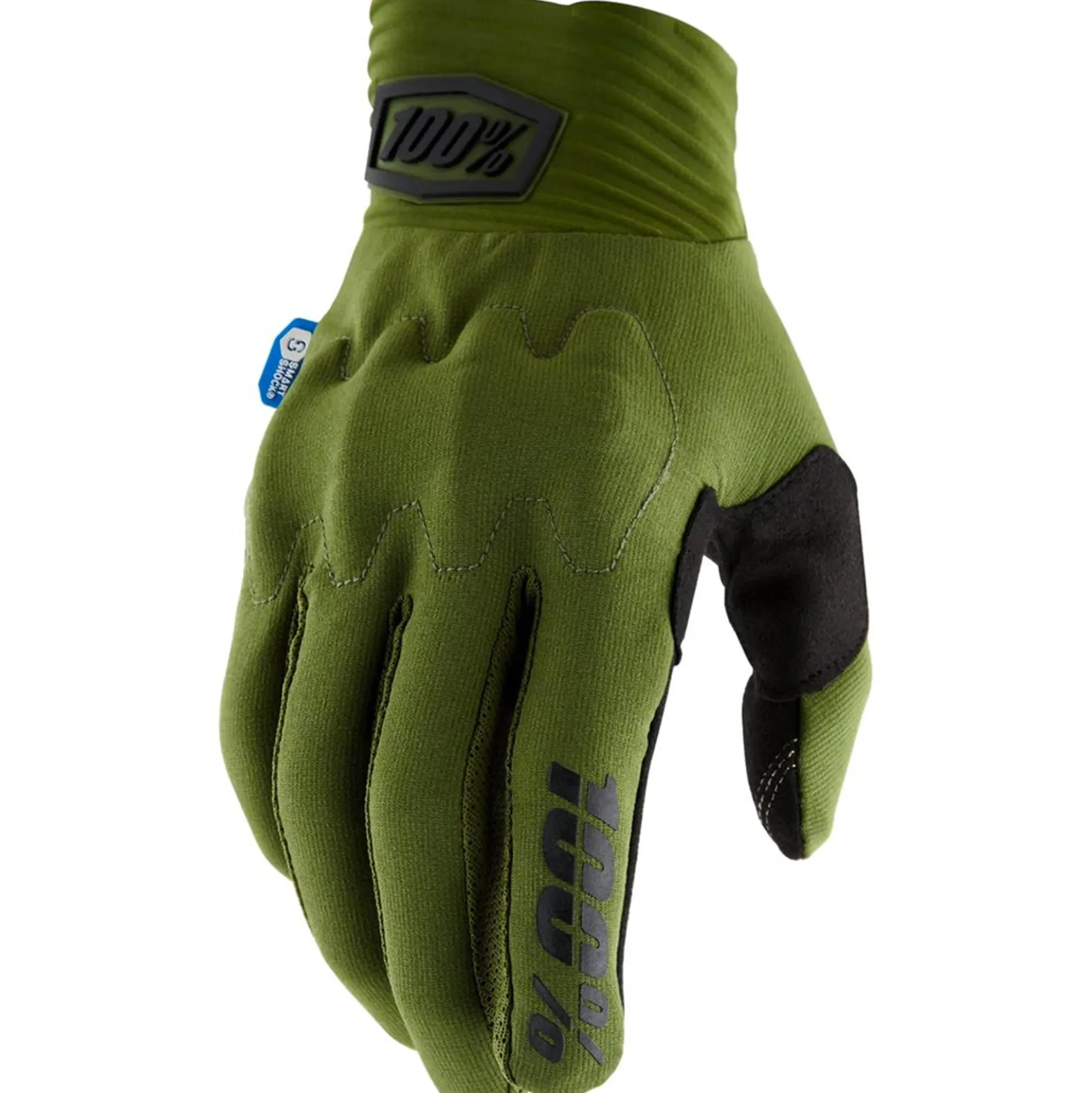 Guanti 100% Cognito Smart shock - Verde