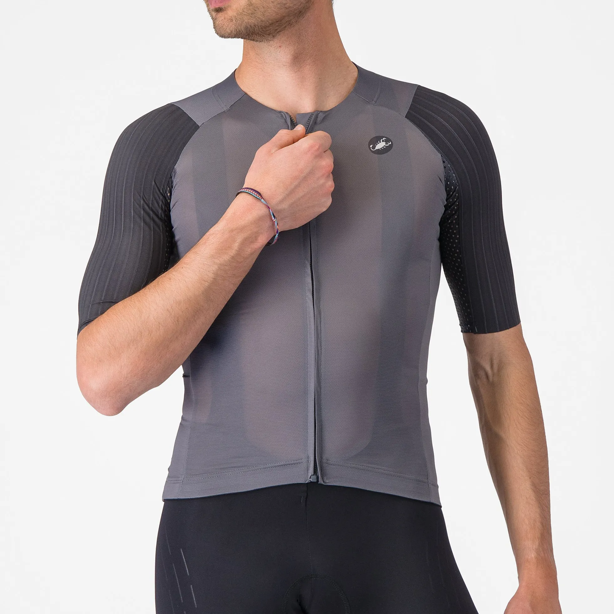 Maglia Castelli Aero Race 8S - Grigio