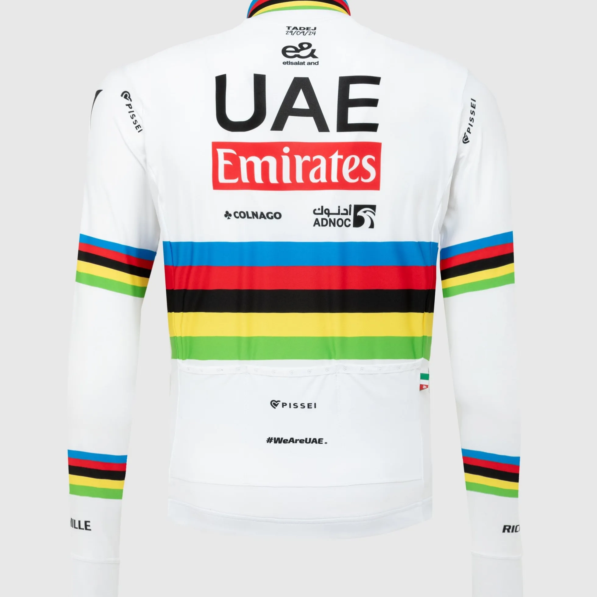 Maglia maniche lunghe Pissei Team UAE 2024 - Campione del mondo