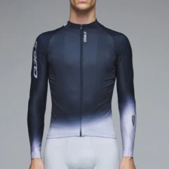 Maglia maniche lunghe Q36.5 Gregarius Hybrid Light Collar Fade - Nero