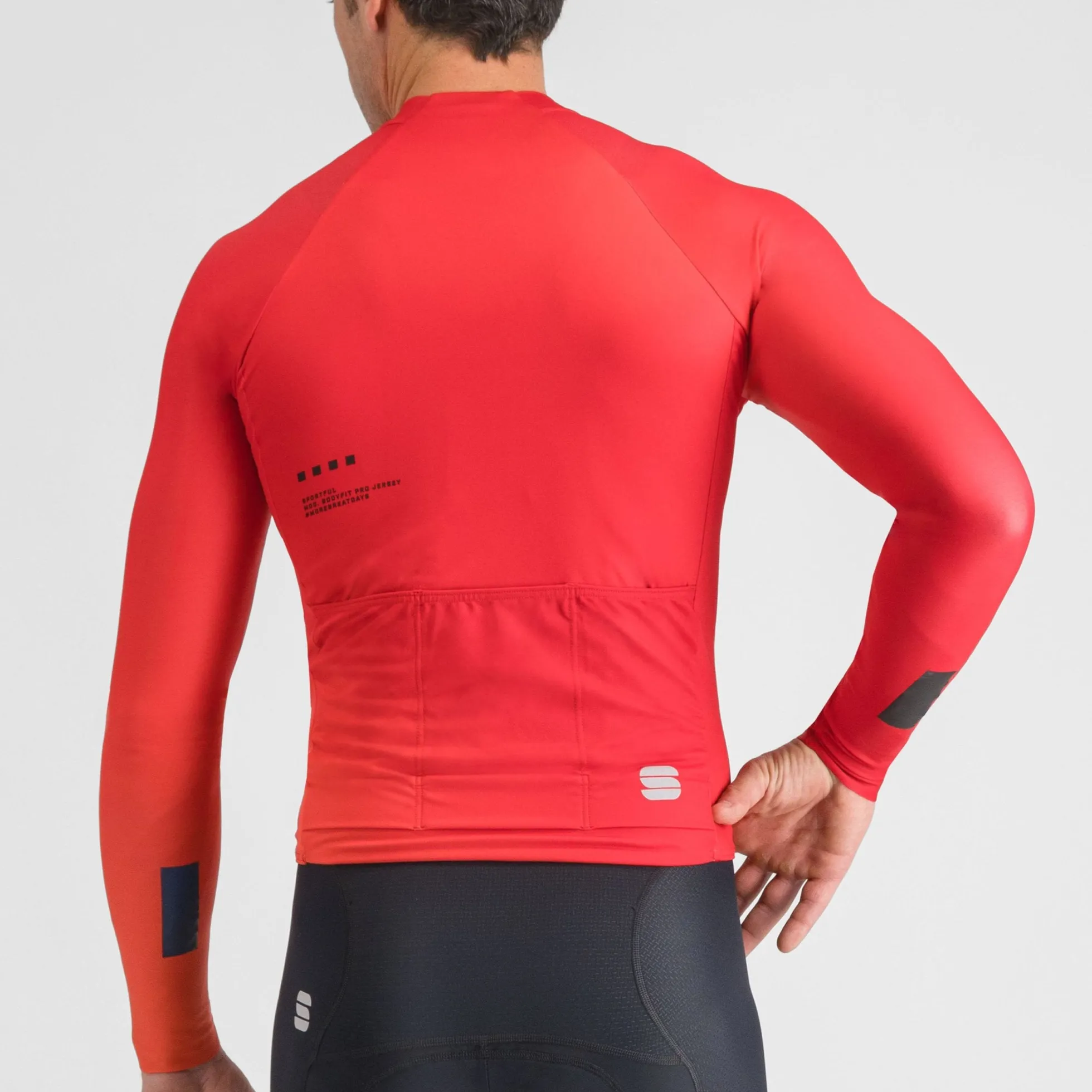 Maglia maniche lunghe Sportful Bodyfit Pro - Rosso chiaro