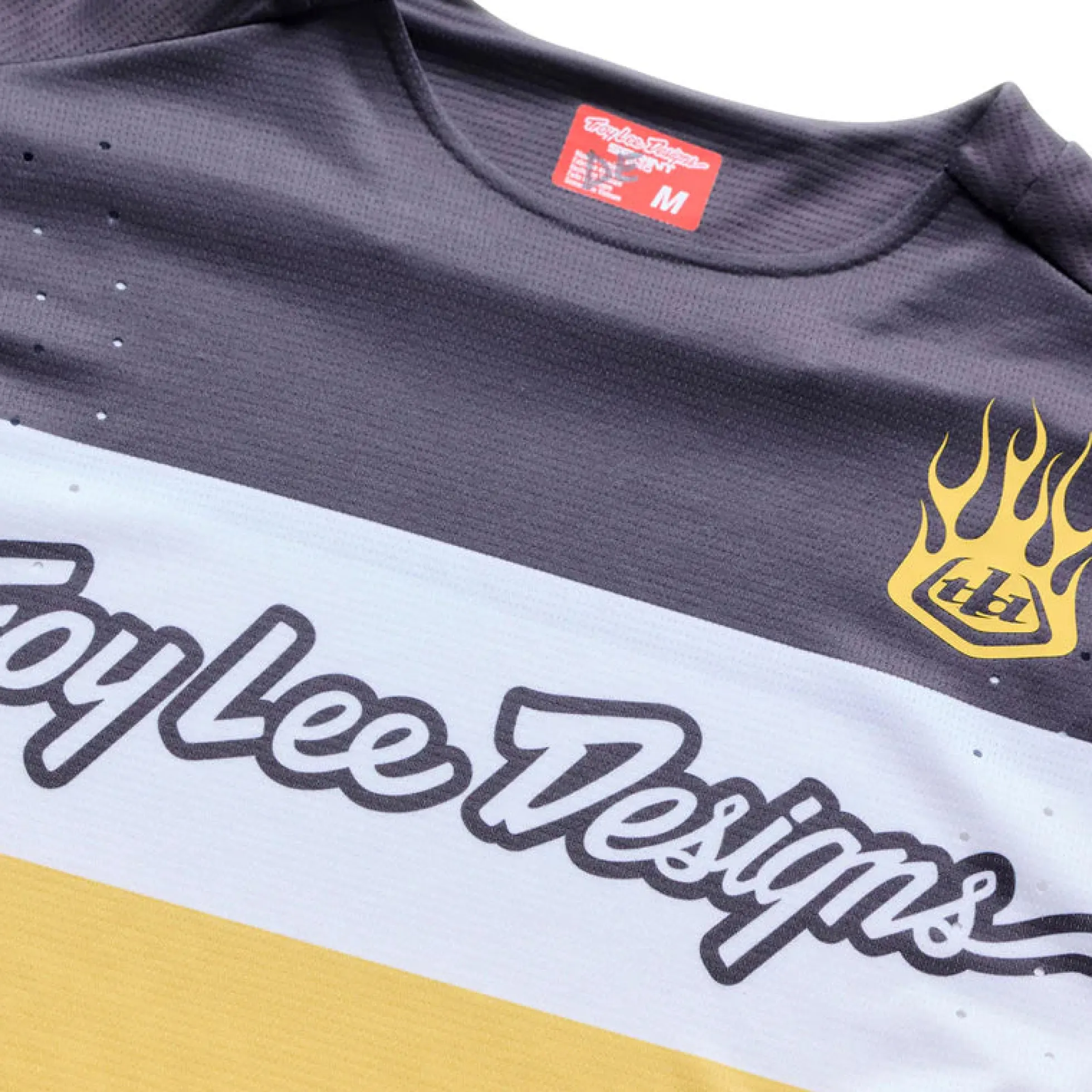 Maglia maniche lunghe Troy Lee Designs Yo Moto - Nero Giallo