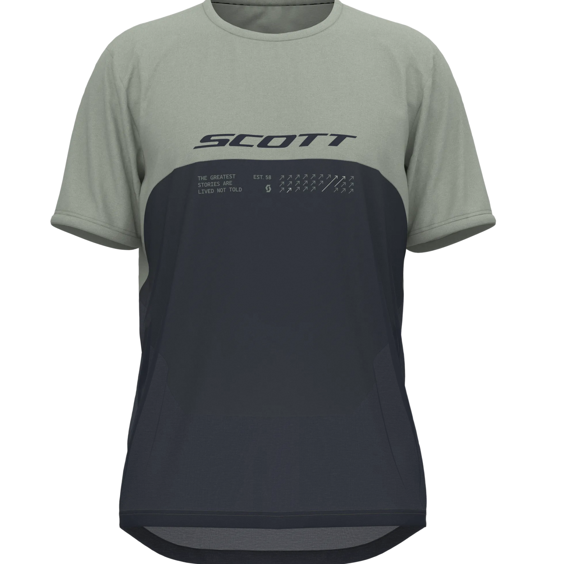 Maglia mtb Scott Trail Vertic DRI - Blu grigio