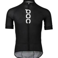 Maglia Poc Essential Road Logo - Nero bianco