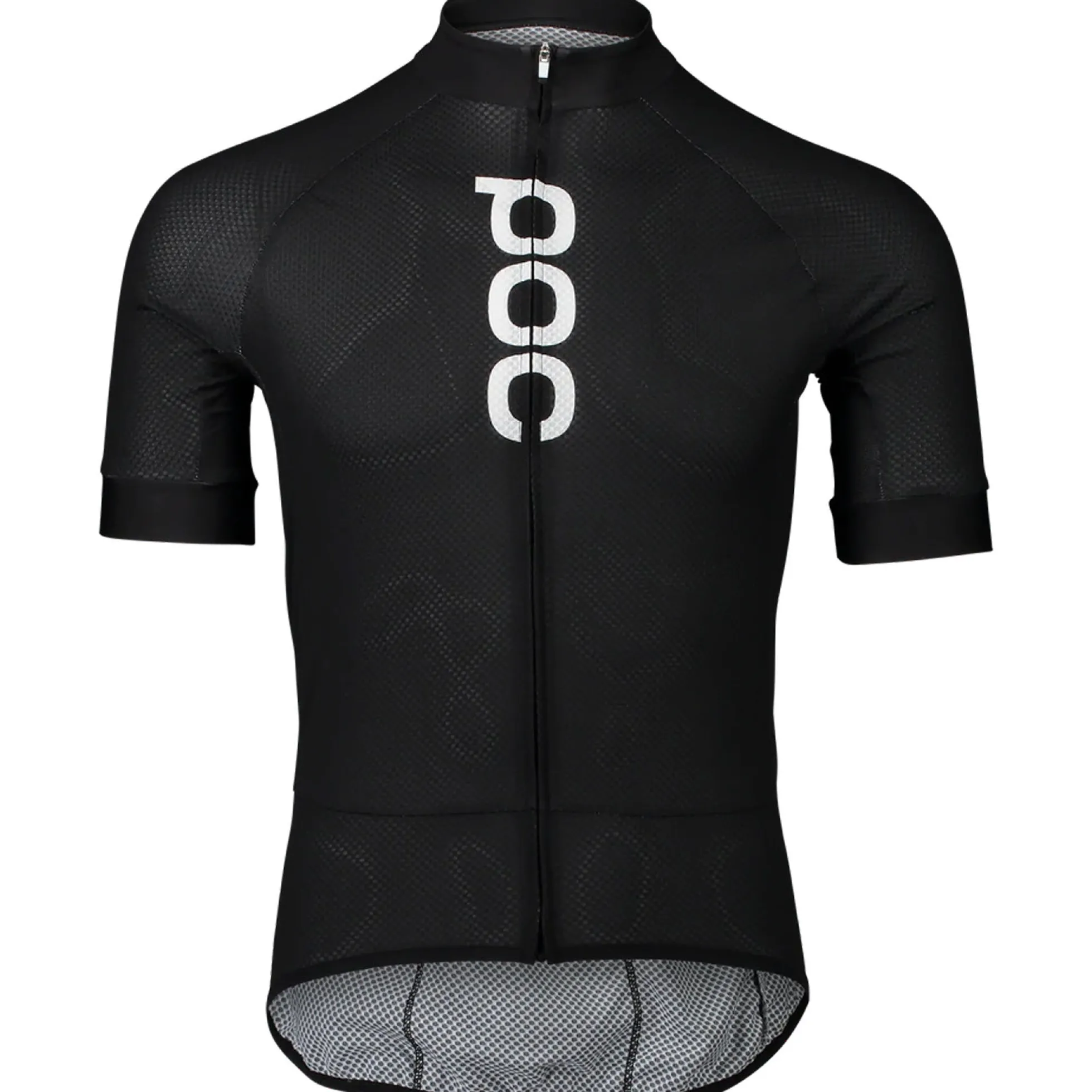Maglia Poc Essential Road Logo - Nero bianco