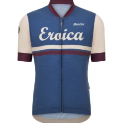 Maglia Santini Eroica Iris - Blu