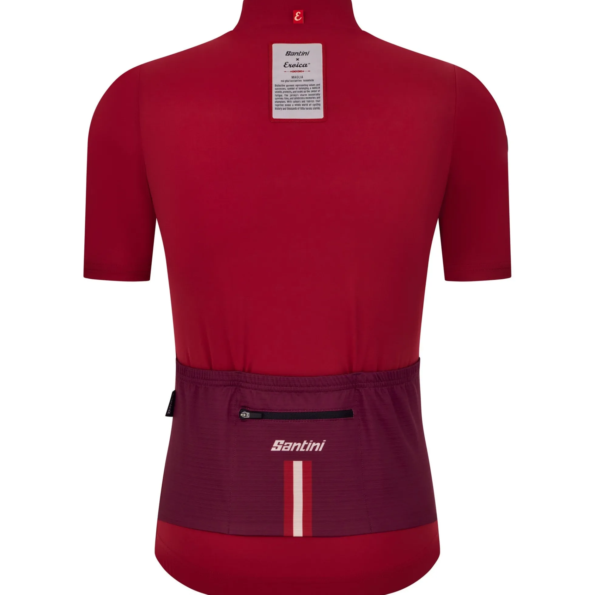 Maglia Santini Eroica Orcia - Bordeaux