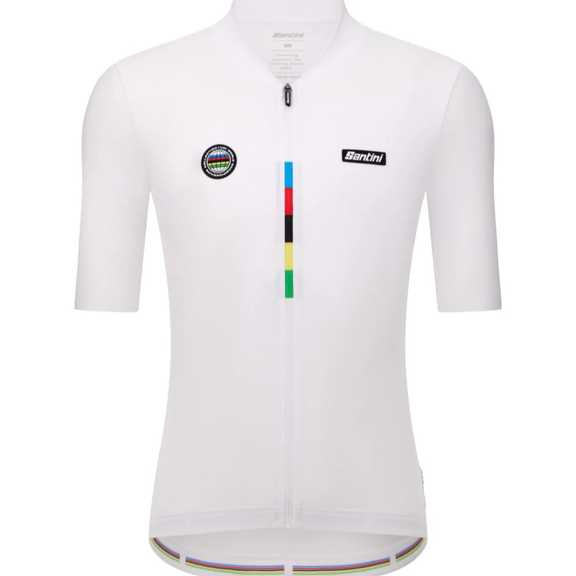 Maglia Santini UCI Campione del Mondo - Bianco