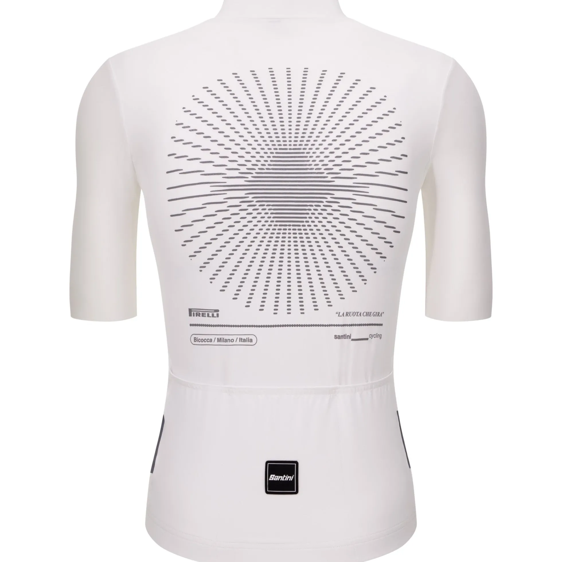Maglia Santini x PIRELLI Ruota - Bianco