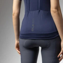 Maglia donna Ale Pragma Color Block Off Road - Blu scuro