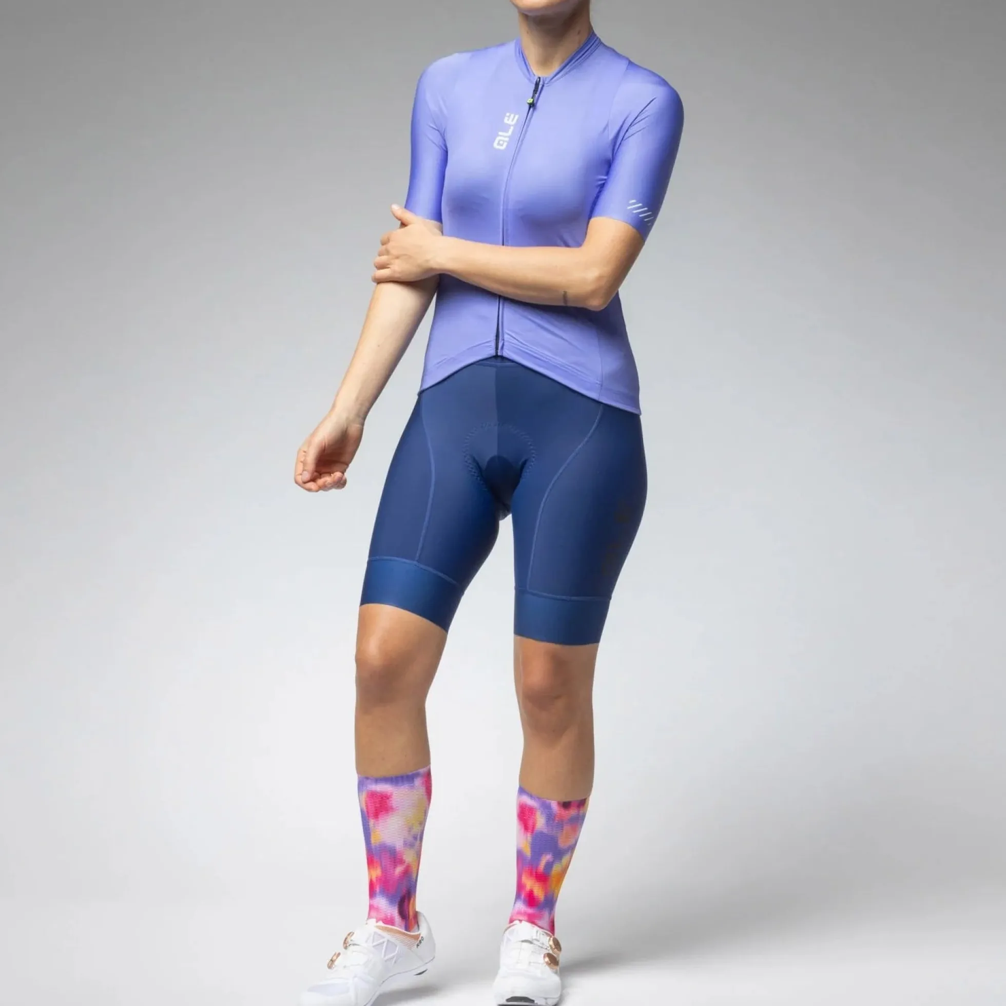 Maglia donna Ale Pragma Color Block - Azzurro